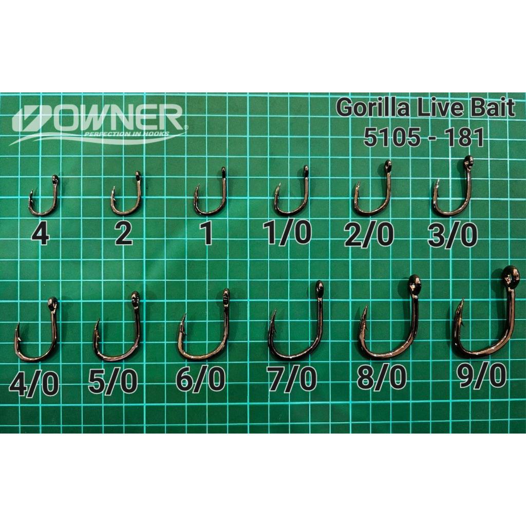 Mata Kail Owner Gorilla Live Bait Cutting Point