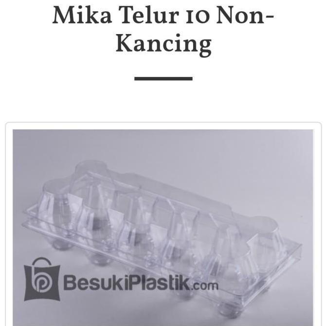 Mika Telur isi 10 Non Kancing / Mika Telur / Mika Telur 10