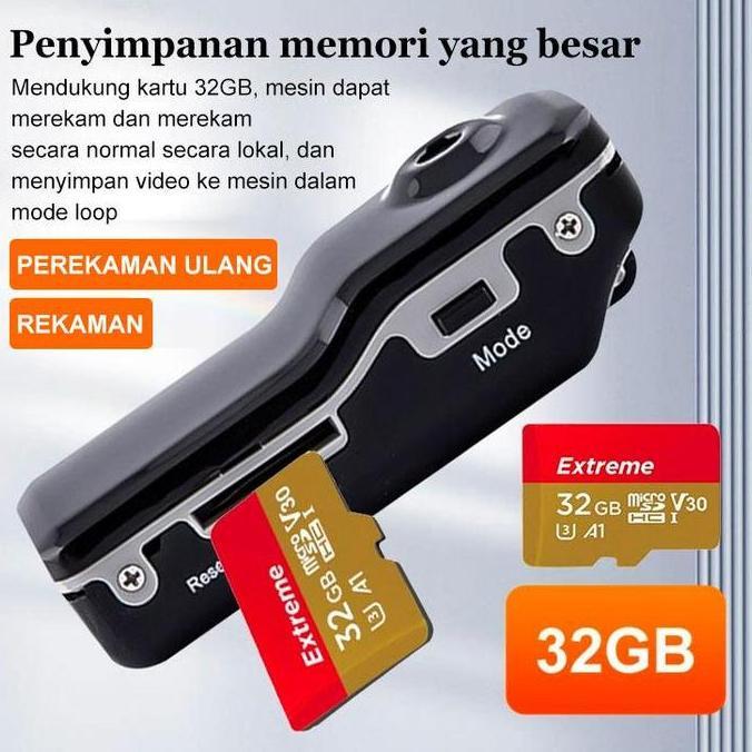OTOMAX Camera HDVR mini MD80 Mini kamera smart Kamera Pengintai Digital Spy Kamera Video Foto Voice 