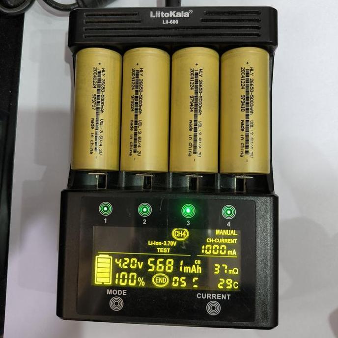 BATERAI 26650 HLY 3,7VOLT 5000MAH AUTHENTIC REAL KAPASITAS