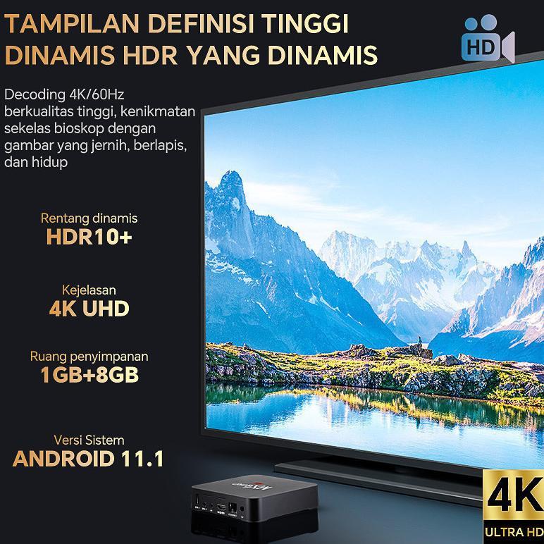 BEST SALE TV Box Android 4K HD 8G+128G Smart Set Top Box 2.4G/5G Dual-band WiFi Smart TV Box Unlock 