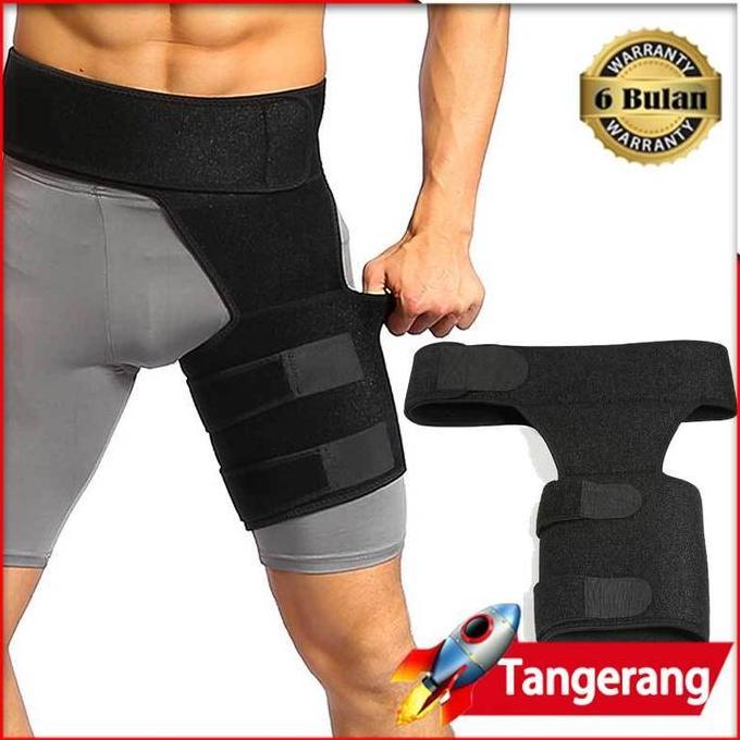 KAULANO Hip Joint Support Panjang 116cm Stabilizer Deker Paha Panggul Strap Penyangga Paha
