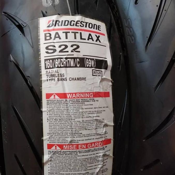 Terlaris Ban Battlax S22 160-60 17 Ban Battlax Bridgestone 160-60 17