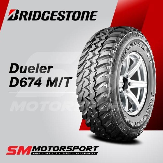 Terlaris Bridgestone Dueler D674 Mt 265/65 R17 17 Rbt 116Q 8Pr Ban Fortuner Vnt