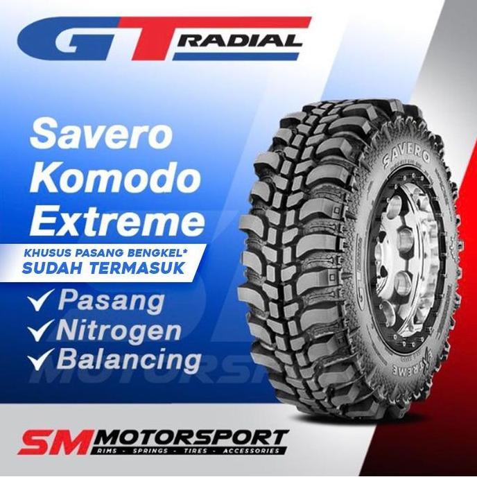 Terlaris Ban Mobil Gt Radial Savero Komodo Extreme 35X10.5 R16 16 (280/85 R16)