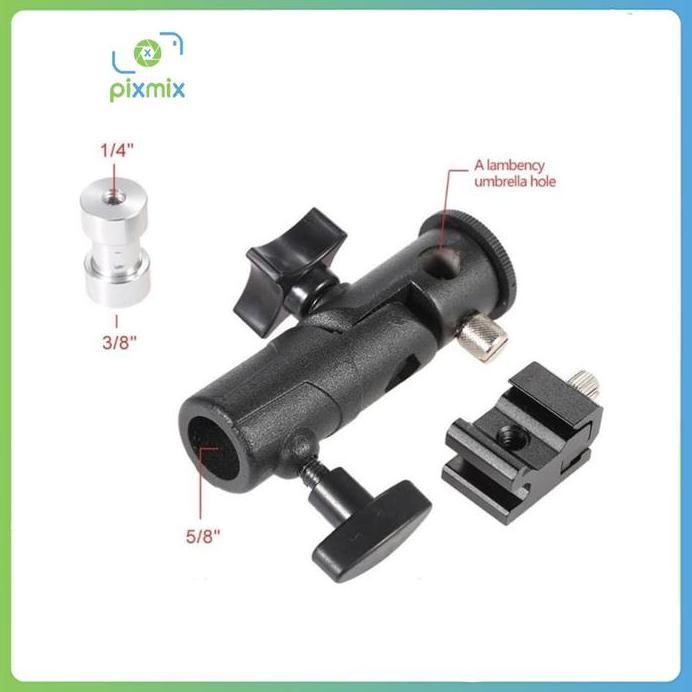 Flash Holder Hot Shoe | Bracket Flash Shoe Umbrella Holder Terlaris