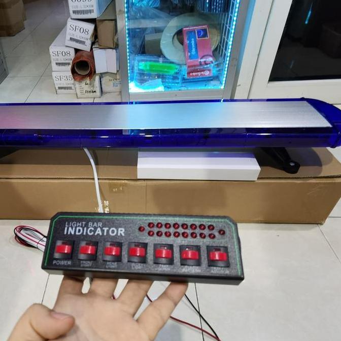 strobo atap mobil Led biru
