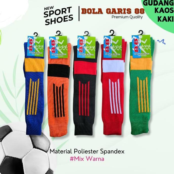 Pootbol- 1 Lusin 6 Pasang Kaos Kaki Sepak Bola/Kaos Kaki Futsal /Kaos Kaki Bola Panjang Selutut/Kaos