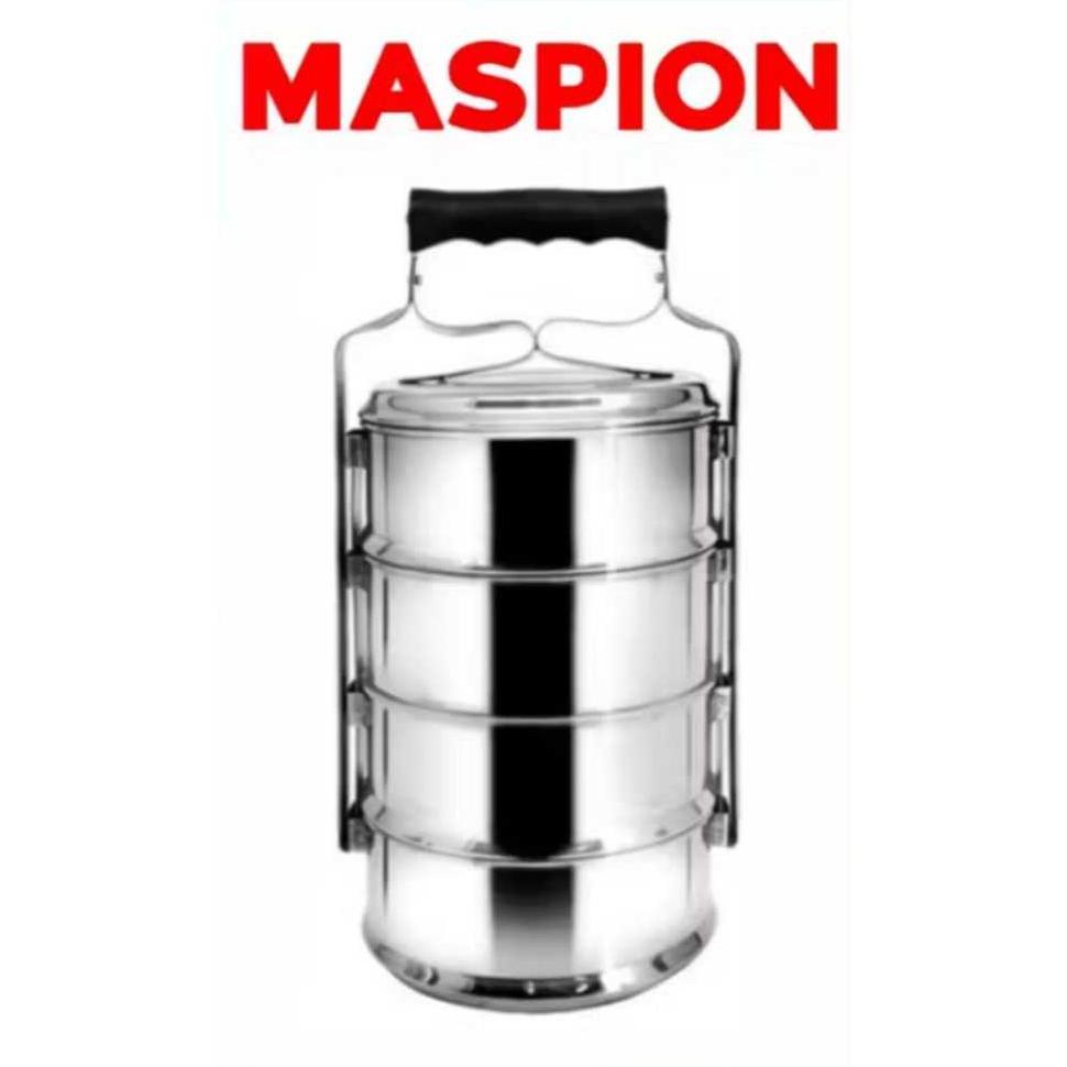 RANTANG SUSUN MASPION 14 CM STAINLESS SUSUN 4 - RANTANG STAINLESS 14 CM - RANTANG MASPION 4 SUSUN - 