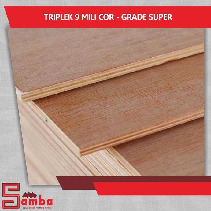Build- Triplek 9 Mm Cor / Grade Super | Uk 122X244 | Meranti Campur