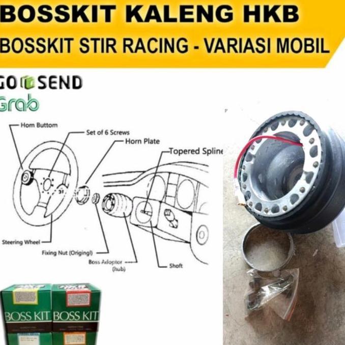 BOSKIT STIR RACING HKB SPORT WHEEL MOBIL UNIVERSAL GRAND MAX GRANDMAX READY
