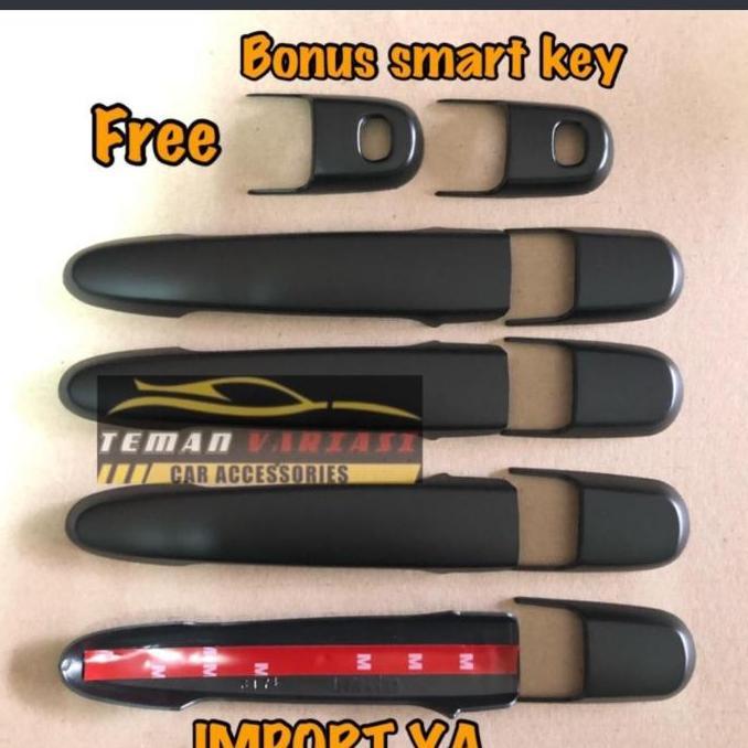 COVER HANDLE HANDEL PENGAMAN PINTU MOBIL TOYOTA CALYA SIGRA HITAM DOFF MURAH