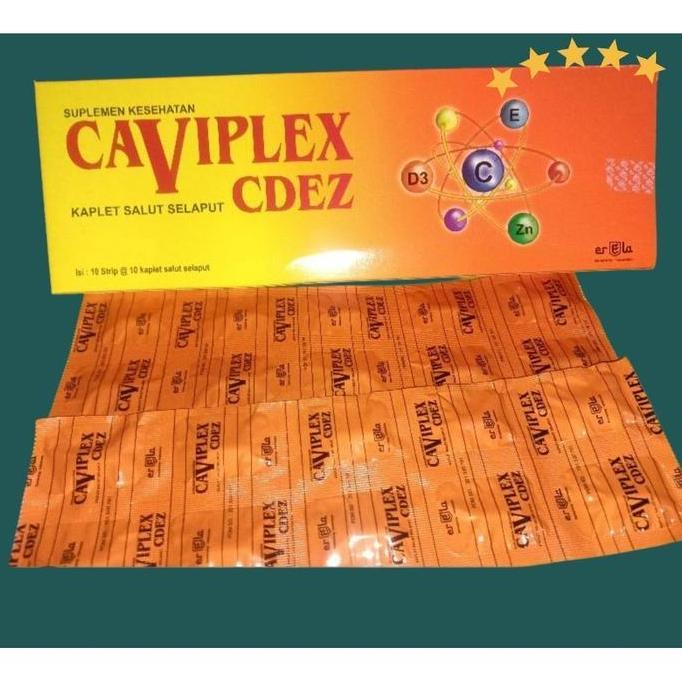 CAVIPLEX CDEZ STRIP 10 KAPLET || MULTIVITAMIN KESEHATAN