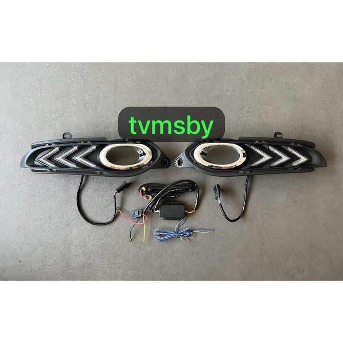 Promo DRL LED Fog lamp White With Running Sein panah Honda HRV 2015-2018 Diskon