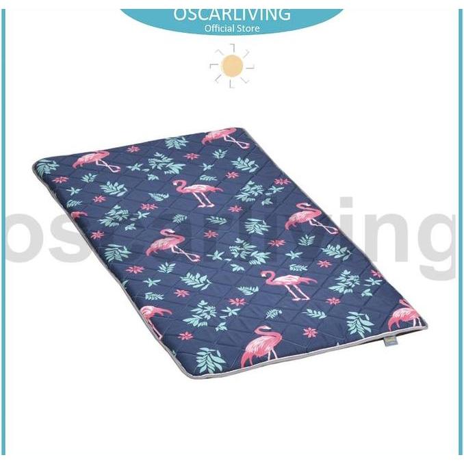 BEBAS ONGKIR - Quantum Kasur Gulung UK 100 x 195 Cm /Kasur Lantai Tebal 6 Cm-Flamingo