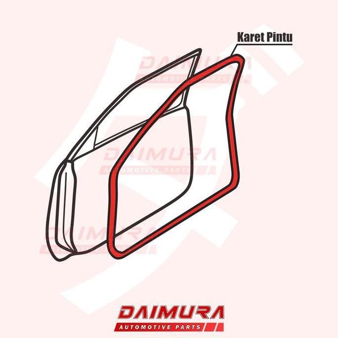 ~~~] Karet Balon Pintu Mobil Futura T120SS Pickup Pick Up Minibus Depan by Daimura