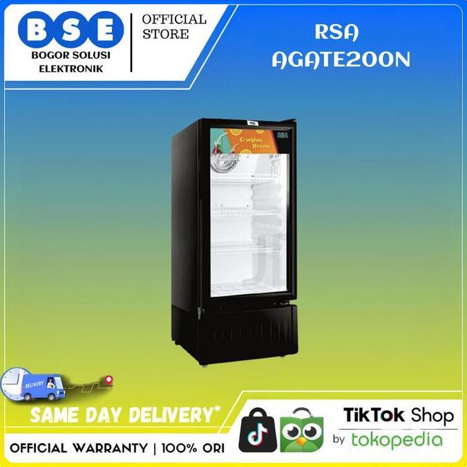 SHOWCASE RSA AGATE200N 192LITER SHOWCASE RSA AGATE 200 N 192L AGATE200 (TERBAIK) (TERBARU) (TERMURAH
