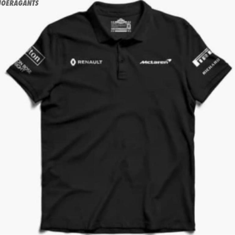 LIMITED DEAL Polo Shirt Kaos Kerah Pria McLaren RENAULT Joeragants