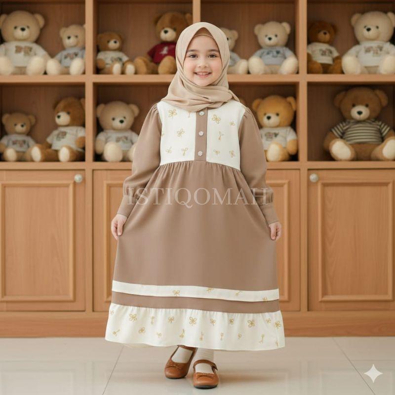 Alena Gamis Anak Terbaru Usia 3-12 Tahun  Gamis Anak Pita