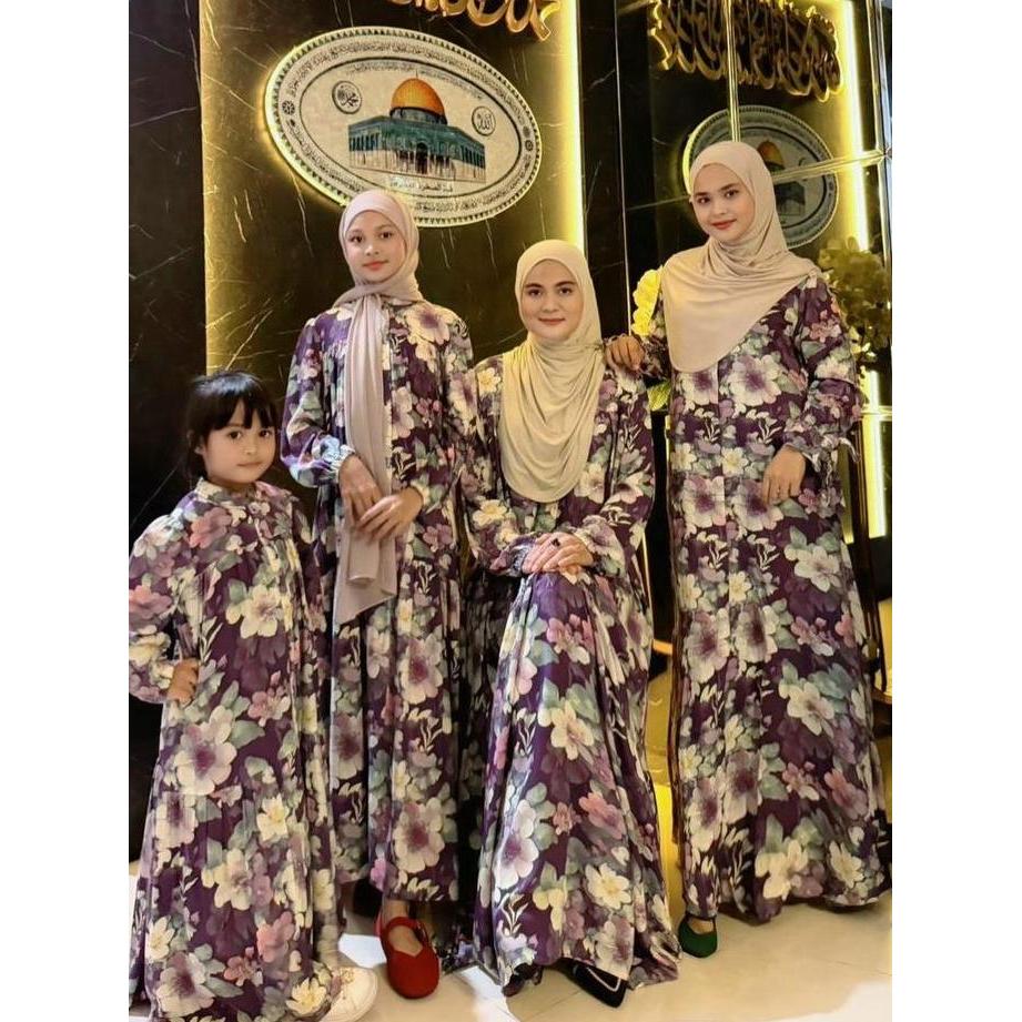 GAMIS ARA GAMIS COUPLE MOM AND KIDS COUPLE MAMA DAN ANAK PEREMPUAN GEGE COUPLE CLOTHING TA