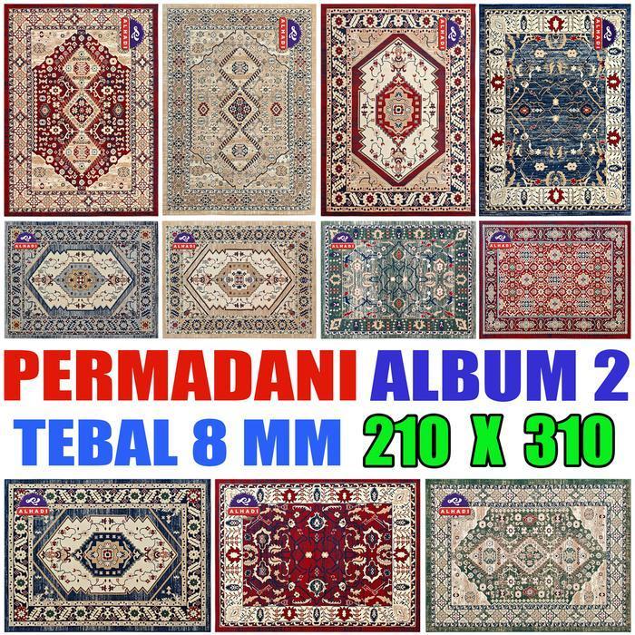 Karpet Alhadi Permadani 210 X 310Cm Tebal 8Mm Karpet Lantai Shabel Mobel Afbel Abstrak Modern Klasik