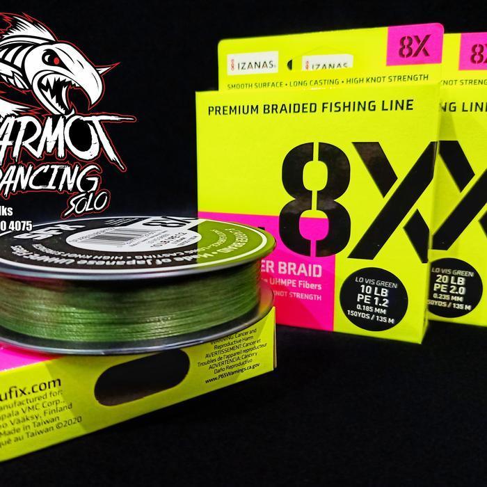 Pe Sufix Sfx X8 150Yds 135M Made In Taiwan