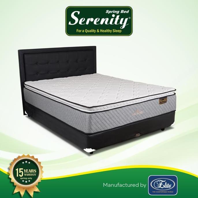 Serenity Springbed Kasur Victory With Pillow Top New Edition by Elite Springbed (TERBAIK) (TERBARU) 