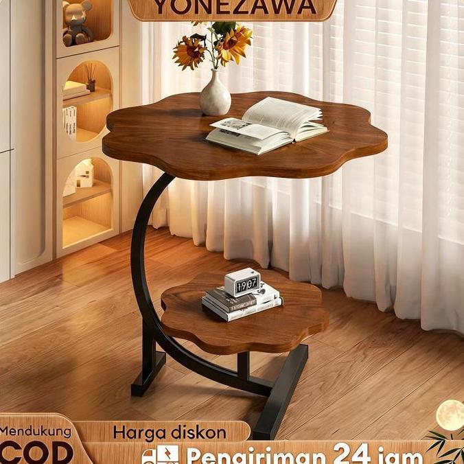 PROMO - COD Meja Kopi Meja Sudut Meja Ruang Tamu Minimalis meja pojok bunga MEJA SANTAI MEJA HIAS ES