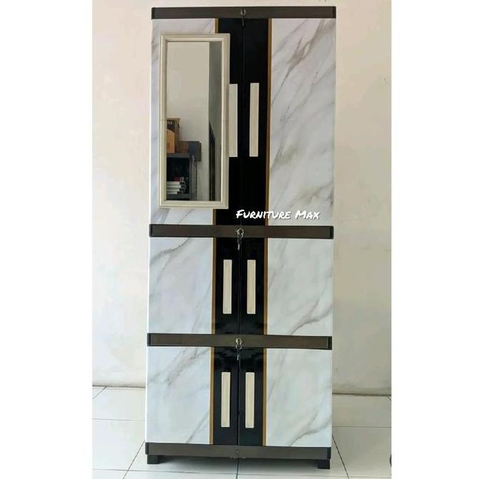 TERBARU - LEMARI PLASTIK GANTUNGAN KACA / LEMARI PLASTIK GANTUNGAN RAK KUNCI