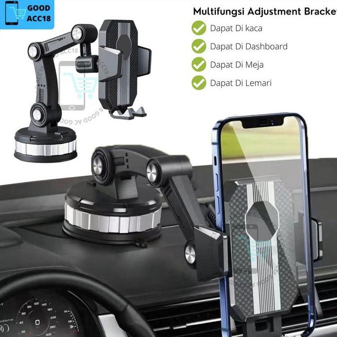 ferdyshp991 - holder mobil 4 in 1 nb61 dudukan handphone universal original untuk pemasangan di dash