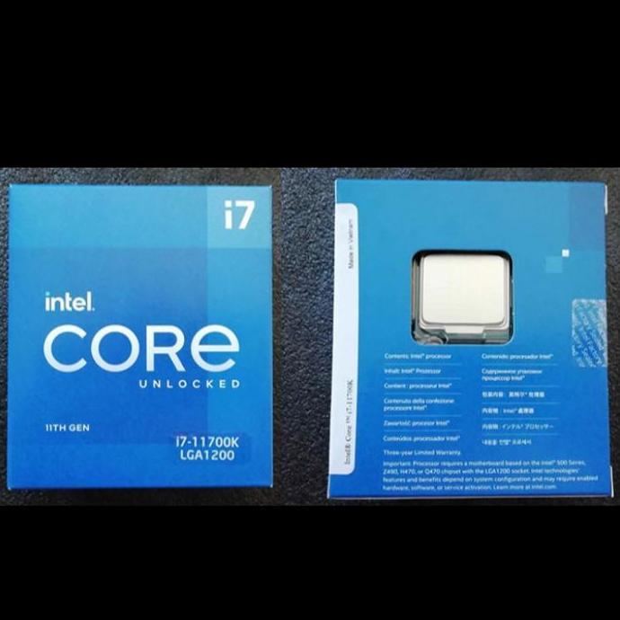 NEW Processor Intel Core i7 11700K 3.6Ghz Socket 1200