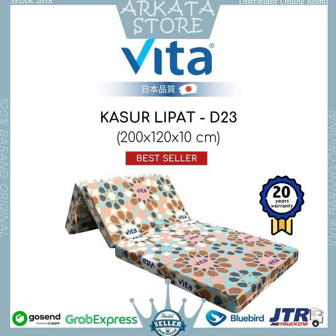 TERMURAH - (INSTAN) Kasur Busa Lipat Inoac By Vita | Kasur Lantai Inoac | Matras Lipat