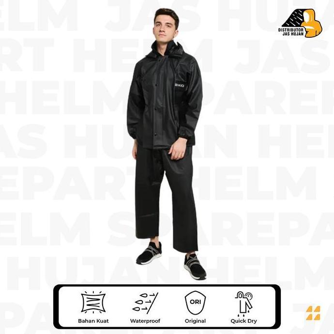 Celana Jas Hujan Merk AXIO KARET Bahan Karet