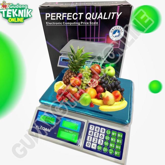 PAPANDAYAN Timbangan Duduk Digital 30KG RC-14 LOGAN / Timbangan Digital Sayuran Buah Beras Laundri 3