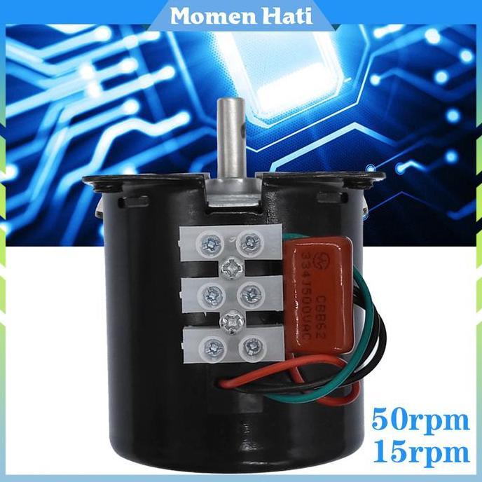 MIOSHINOCHE 14w 220v Gear Motor / Synchronous Motor / Miniature Ac Low 15rpm 50rpm