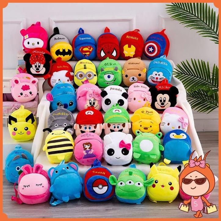 Disc Tas Ransel Anak Anak Karakter / Tas Anak Kecil / Tas Sekolah / Tas Ransel Anak Tk & Sd Di Banja