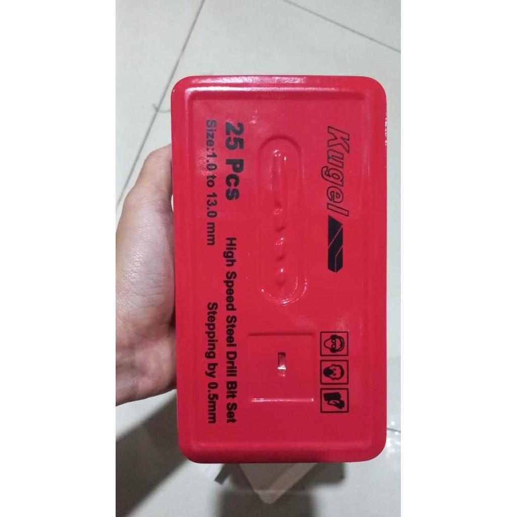 STYLENO Bor Set HSS KUGEL 25 Pcs | Drill Set | Mata Bor Set | Paket Mata Bor