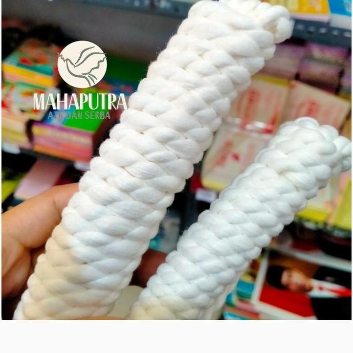 TALI PRAMUKA 10 METER/ 5 METER TALI PRAMUKA PUTIH MURAH GROSIR