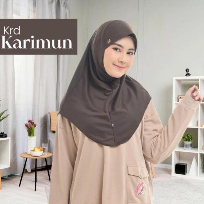 Rabbani Kerudung Instan Karimun Jilbab Polos Sekolah (Varian Putih)