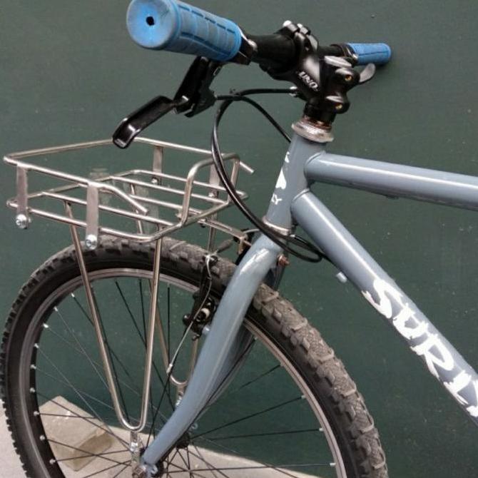 Rak Depan Commuter / Rak Sepeda - Stainless Steel Kualitas Terbaik Harga Termurah