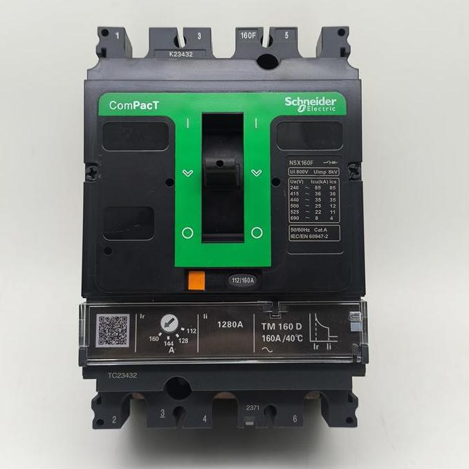 Mccb Breaker Nsx160F 3Pole 160A 36Ka  Breaker Nsx160F 112-160A 160A Premium
