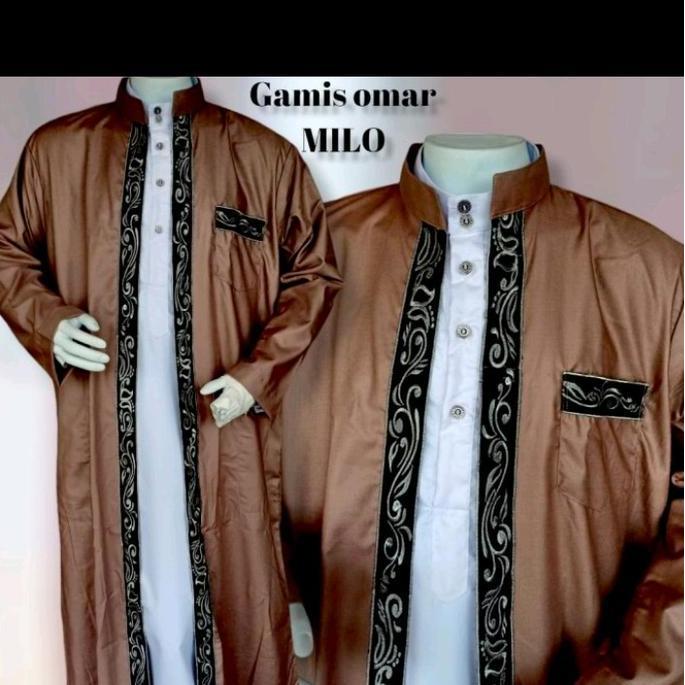 jubah luaran  habaib ustad imam Arab bordir LM