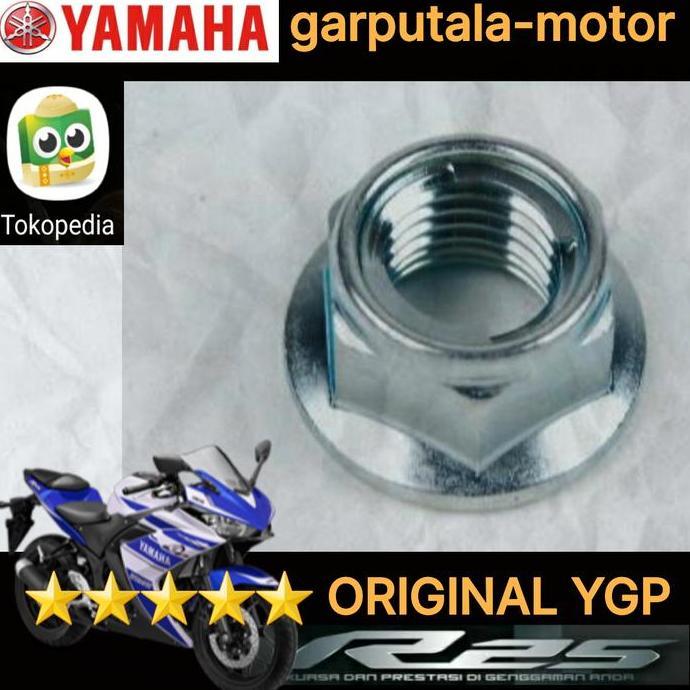 NUT S/L FLANGE 95602-10200 YAMAHA YZF250 R25 V1 MUR BAUT STANDARD SAMPING ORIGINAL YAMAHA GENUINE PA