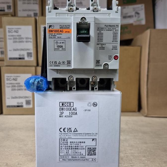 Mccb Fuji Bw100Eag 3P 100A Original Termurah