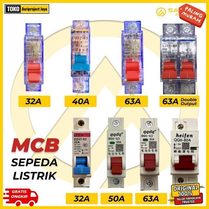 Quality Mcb Dc Untuk Sepeda Listrik Dan Motor Listrik