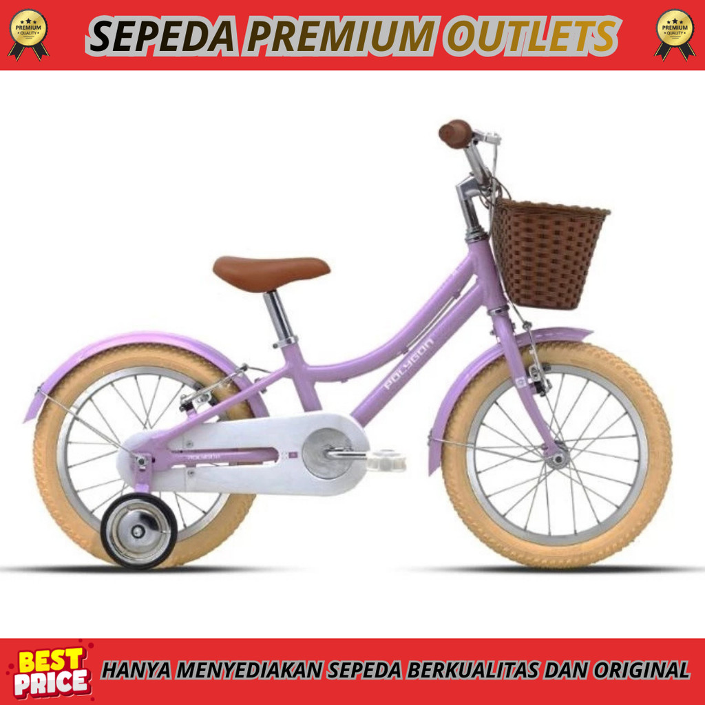 Sepeda Anak Polygon 16 Inch Alice FREE TAS RANSEL POLYGON
