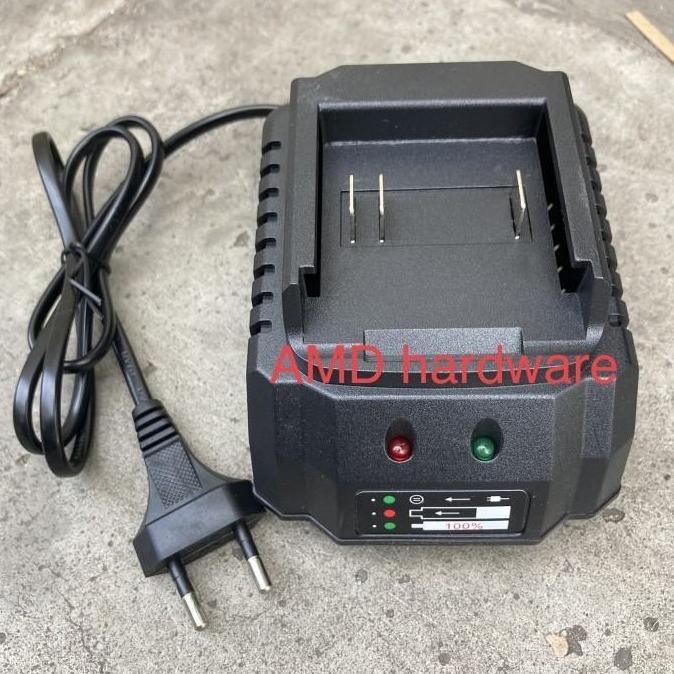 Kokok- Charger Casan Baterai Cordless Bor Impact Wrench Kabel Cas Nagawa 21V