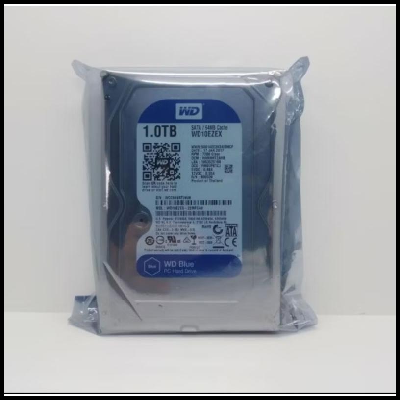 Hardisk 1Tb Wd Blue Sata 3.5" Hdd Internal 1Tb Pc Cpu Computer 100%