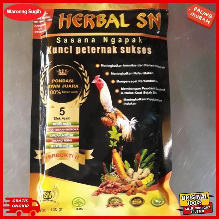 Quality Herbal Sn 100Gram Jamu Ayam Sasana Ngapak - Jamu Obat Ayam Herbal Sn