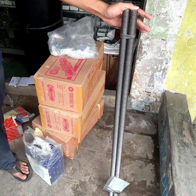 ASDRAT 1 INCHI / AS DRAT 1 INCHI / LONG DRAT 1 INCH / STUD BOLT 1 IN HARGA SPESIAL